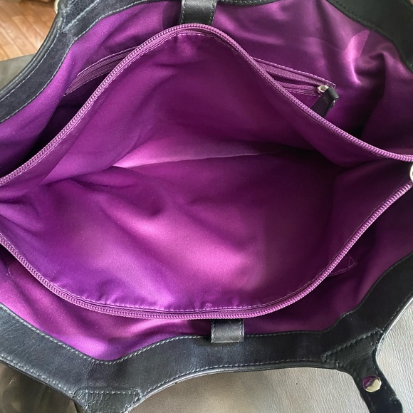 COACH Pebble Leather Carly Tote - Picture 5 of 6